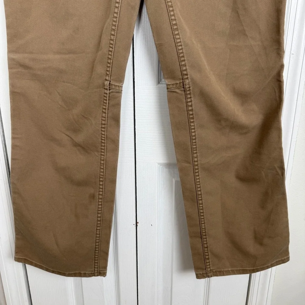 Timberland PRO Flex Straight Fit Pants 36x30 Tan Brown Workwear Utility Rugged
